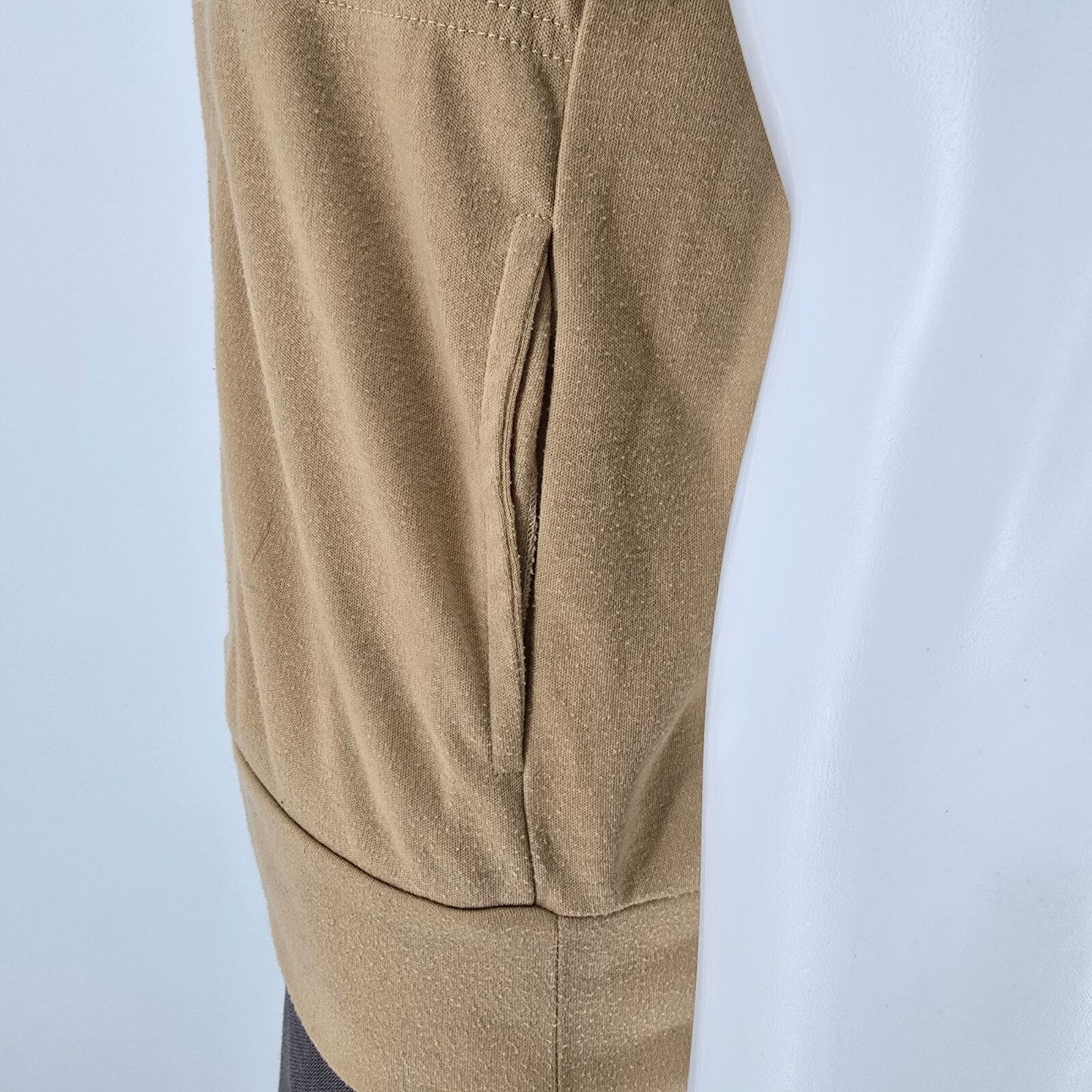 Vintage 1970s Kennington California V-Neck Retro Mod Knit Polo Shirt (M)