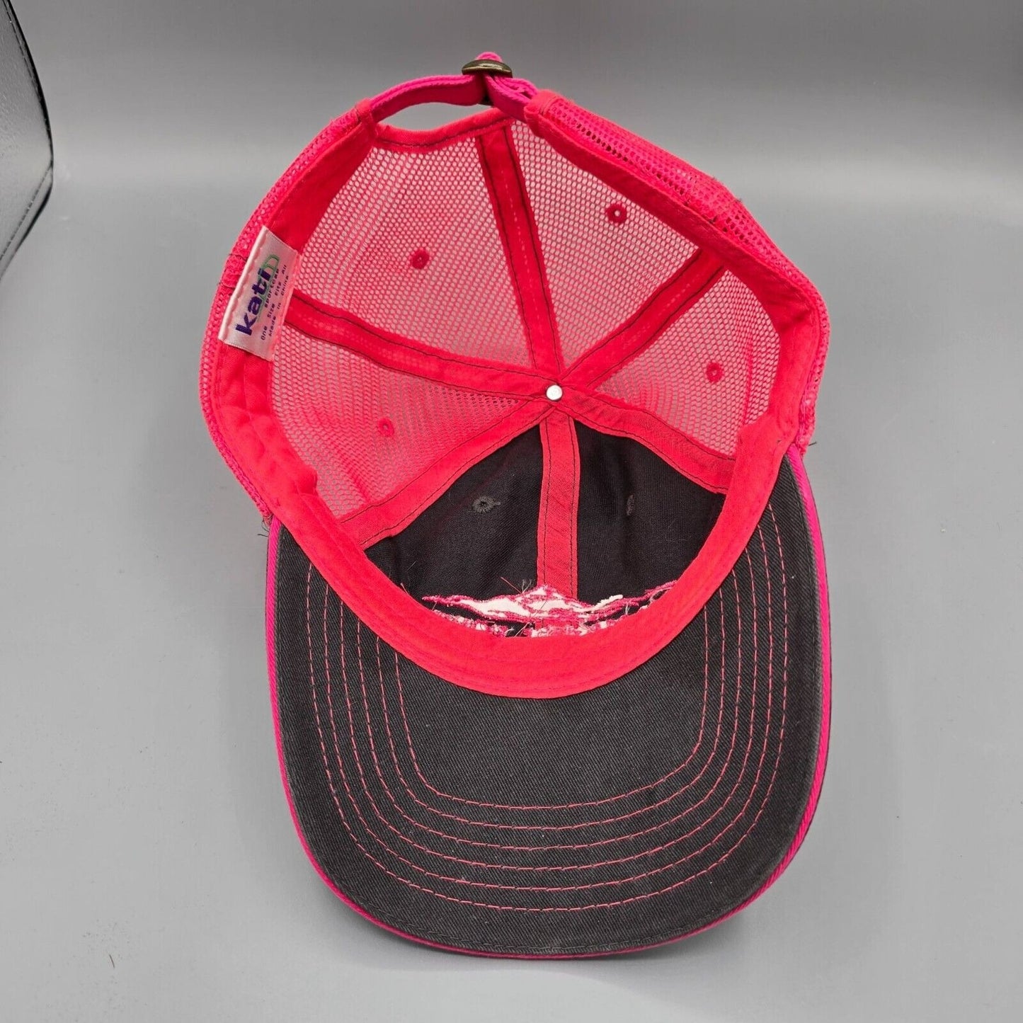 Vintage Kati Sportcap San Miguel Power Association, Inc. Pink and Gray Dad Hat