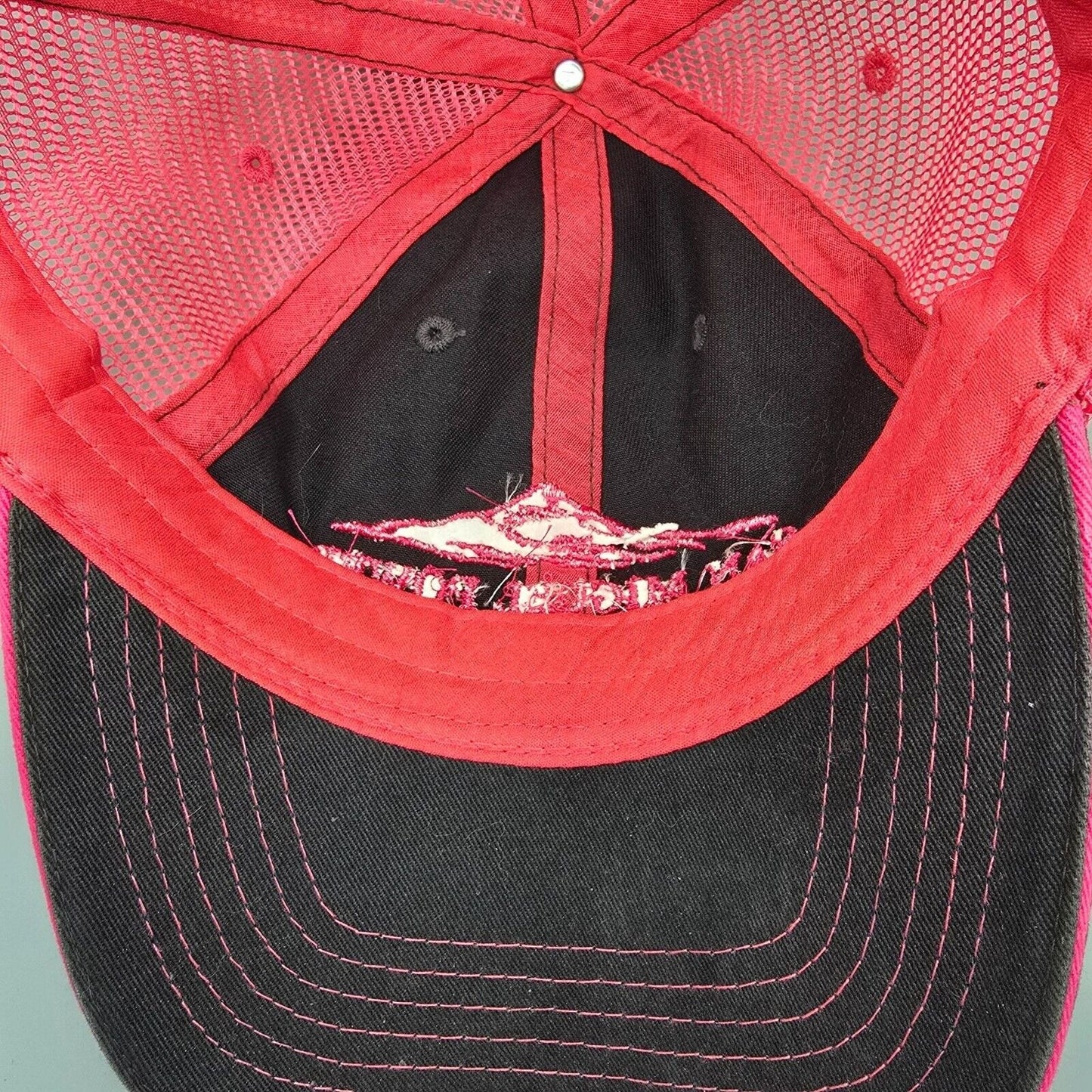 Vintage Kati Sportcap San Miguel Power Association, Inc. Pink and Gray Dad Hat