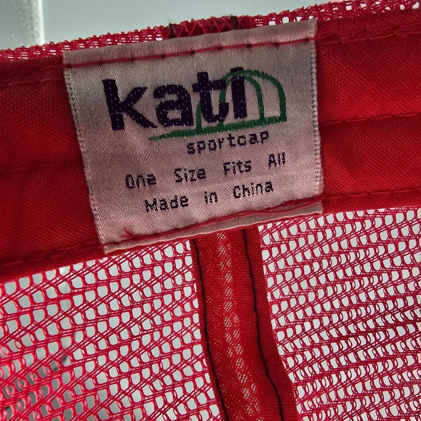 Vintage Kati Sportcap San Miguel Power Association, Inc. Pink and Gray Dad Hat