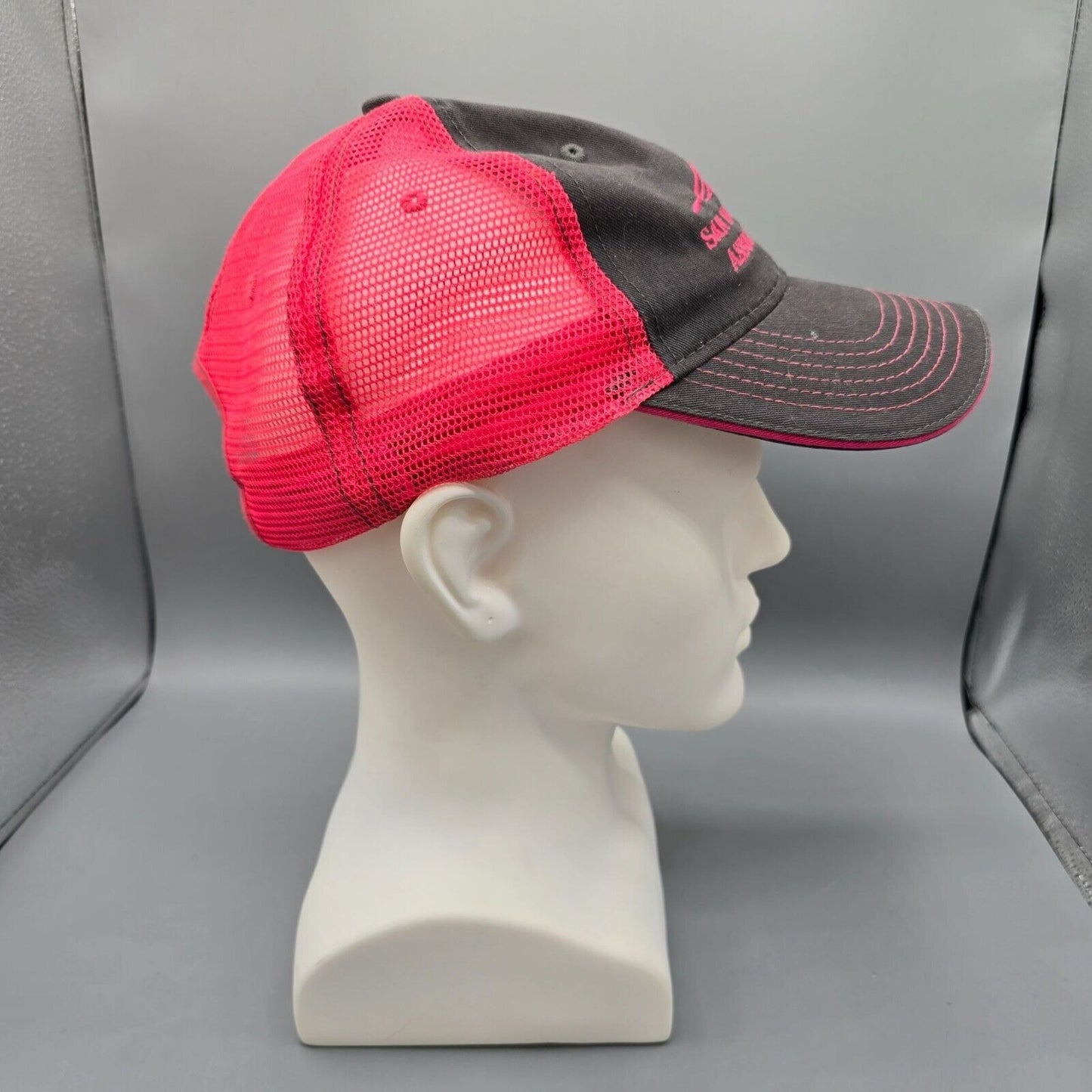 Vintage Kati Sportcap San Miguel Power Association, Inc. Pink and Gray Dad Hat