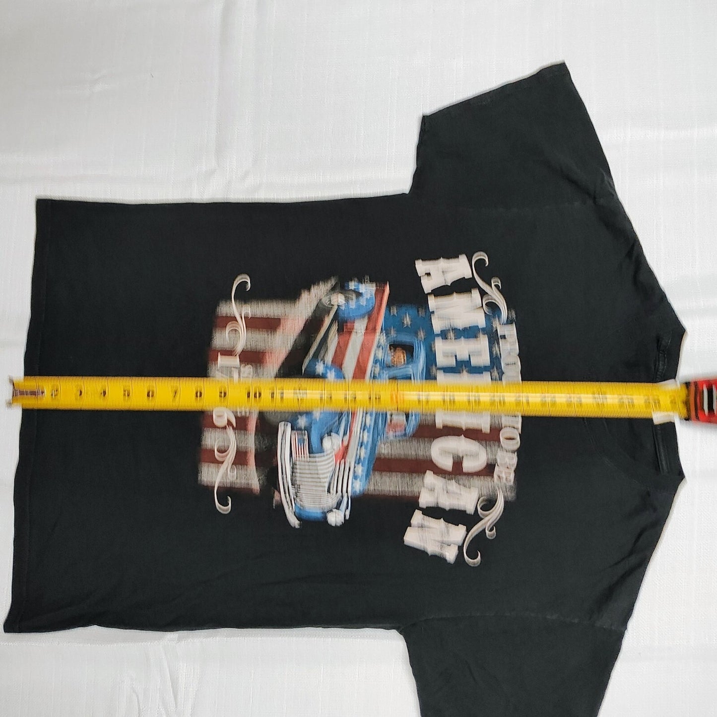 "Proud to be an American Since 1776" Vintage Truck Patriotic T-Shirt (Medium)