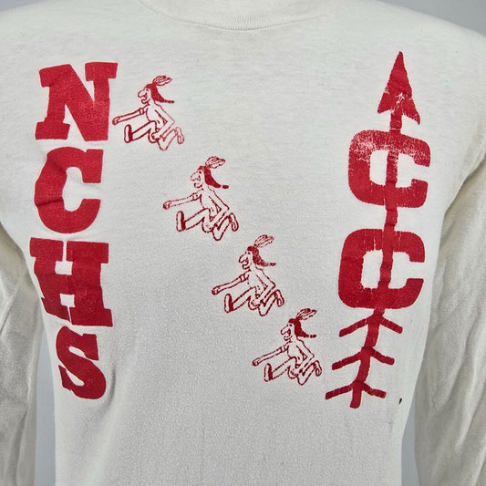 Vintage 1987 NCHS "It's not over... til it's over '87" Long-sleeved T-Shirt (M)