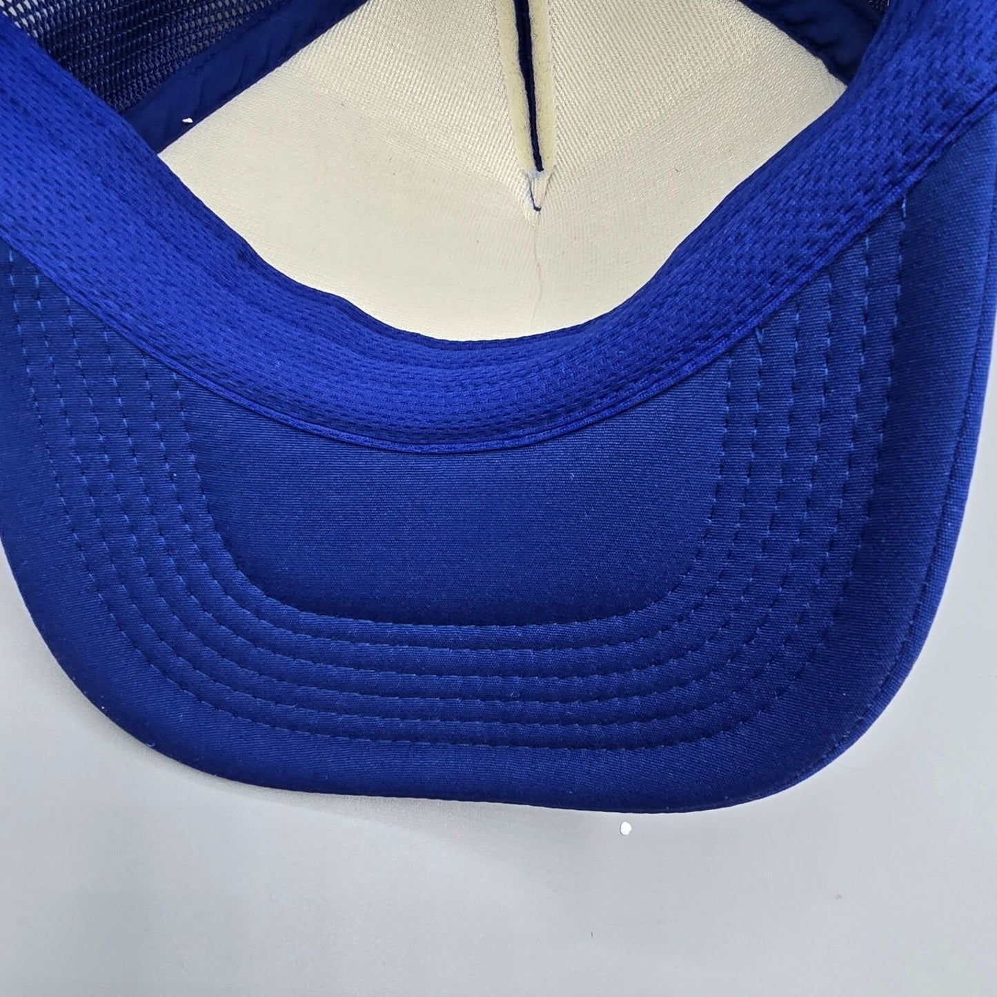 Dutch Bros Coffee Company "Always Stoked" Blue Snapback Rope Brim Trucker Hat