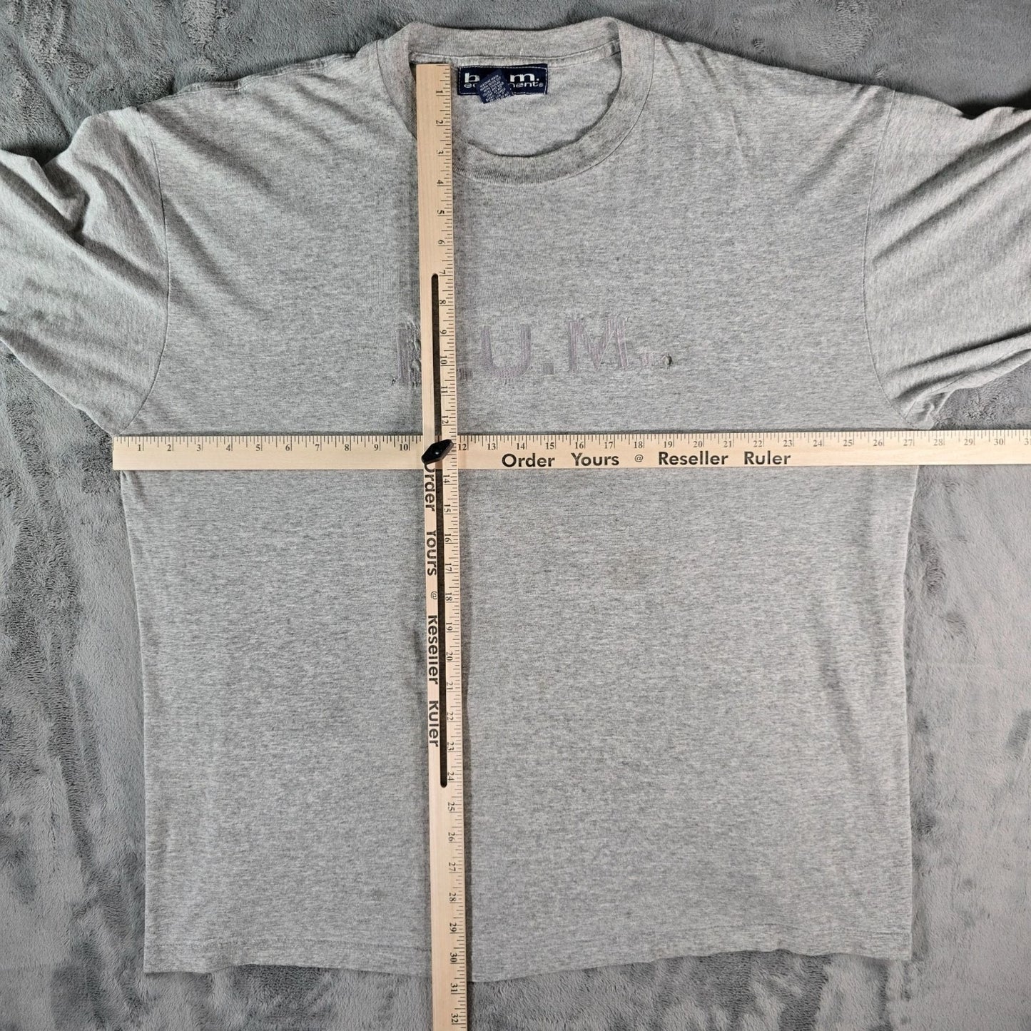 Distressed Vintage 1990s B.U.M. Equipment Oversized Made in USA T-Shirt (XL)