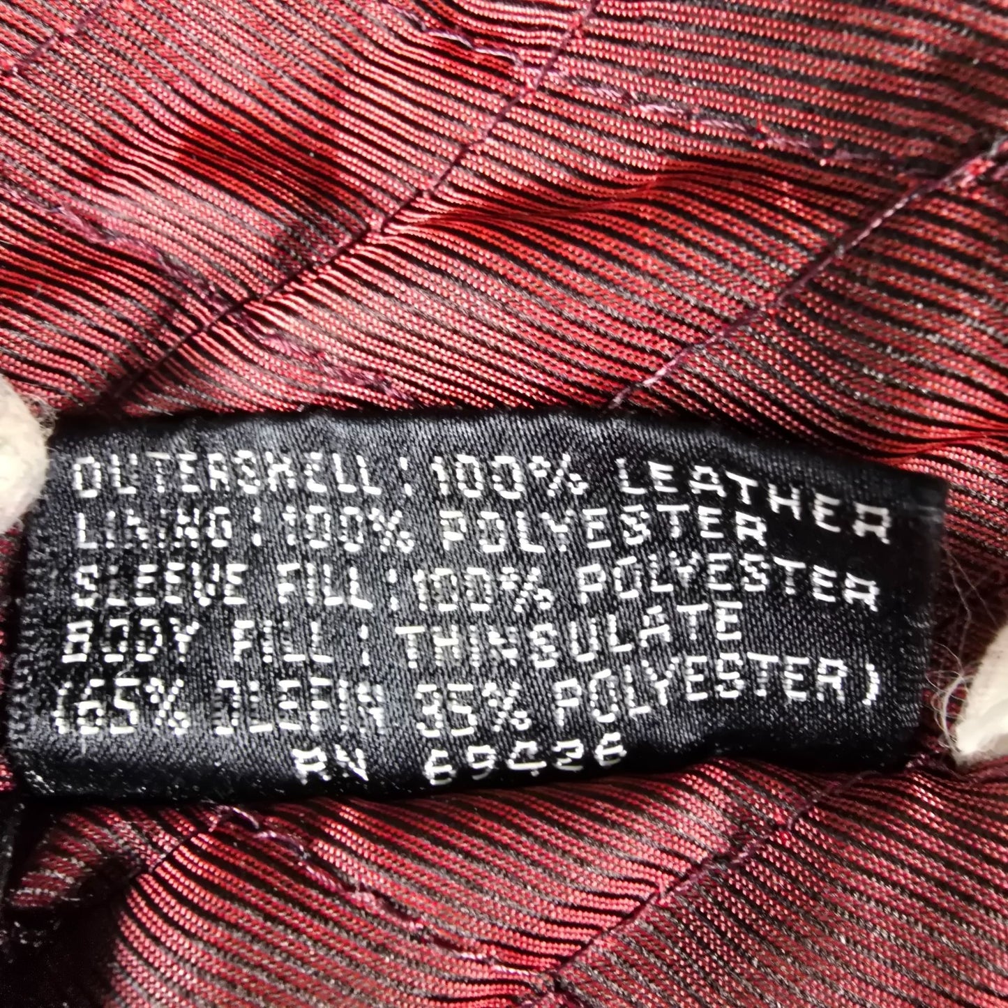 Vintage 1990s Tannery West 3M Thinsulate Lined Black Leather Belted Jacket (M)