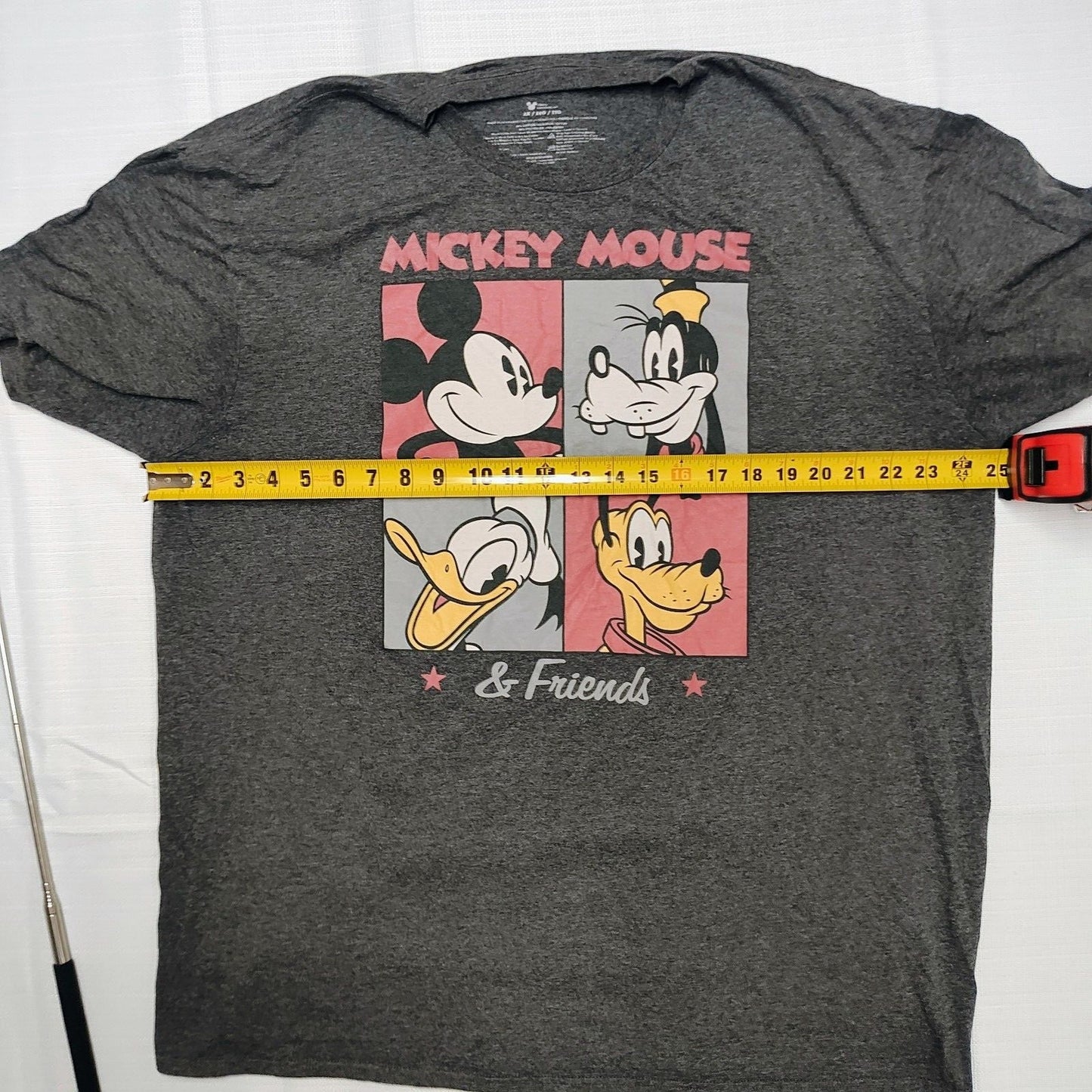 Disney Mickey Mouse and Friends Mickey, Goofy, Donald, and Pluto T-Shirt (2XL)