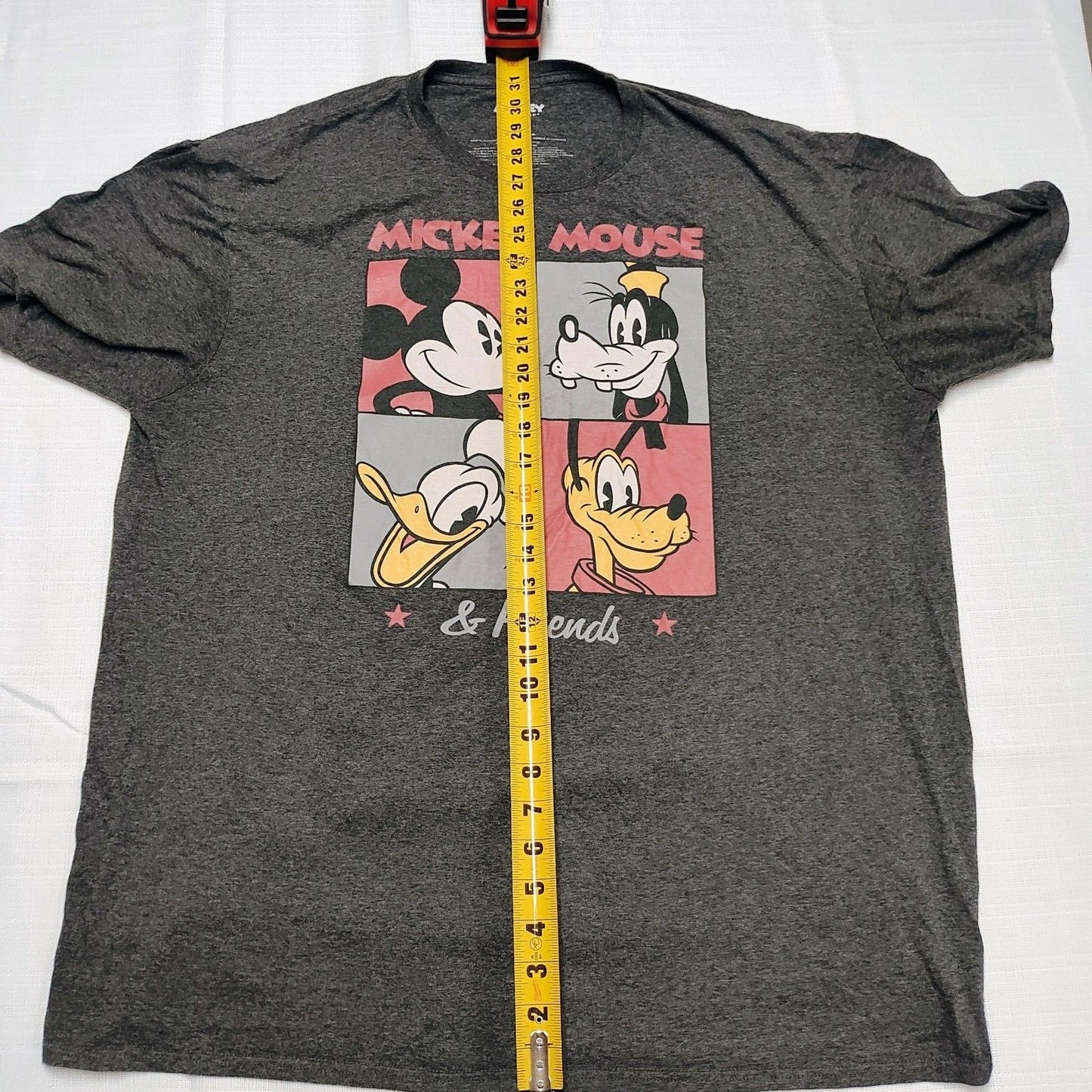 Disney Mickey Mouse and Friends Mickey, Goofy, Donald, and Pluto T-Shirt (2XL)