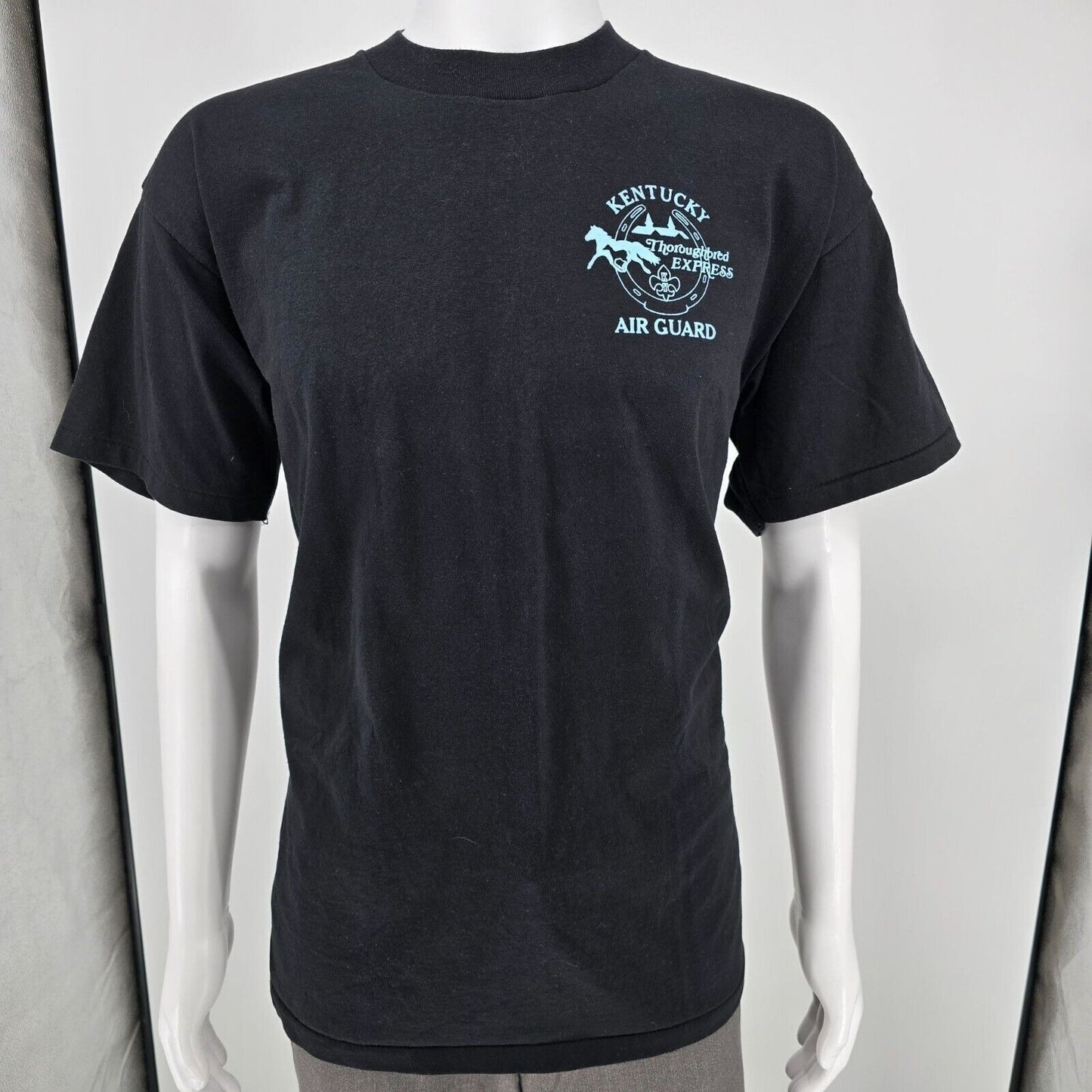 Vintage 1990s Kentucky Air Guard Thoroughbred Express Fitness Champion T-Shirt L
