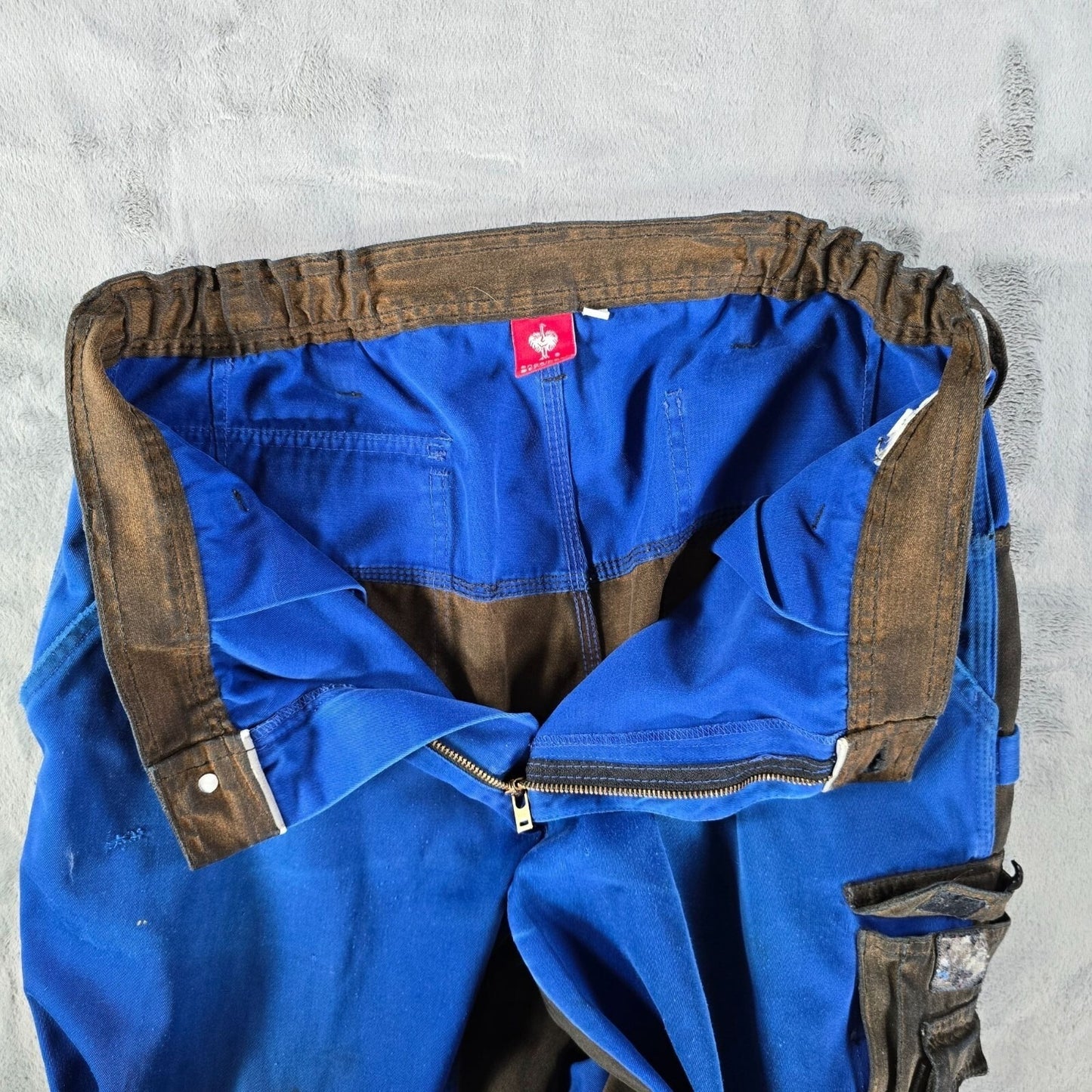 Thrashed Engelbert Strauss Gebrüder Hüber Colorblock Utility Cargo Pants (33x29)