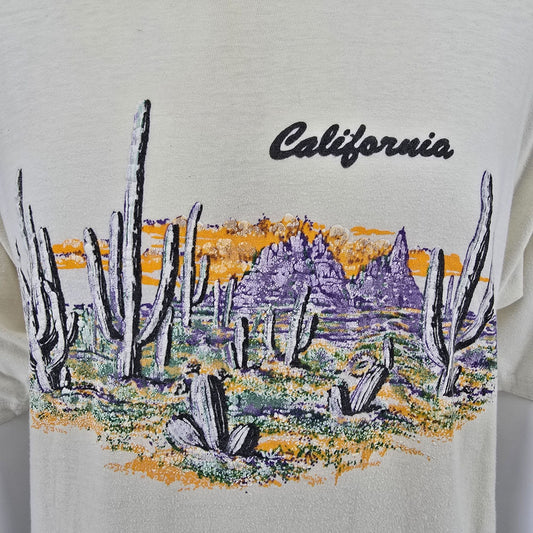 Vintage 1990s California Desert Sunset Oversized Fit Souvenir T-Shirt (L)