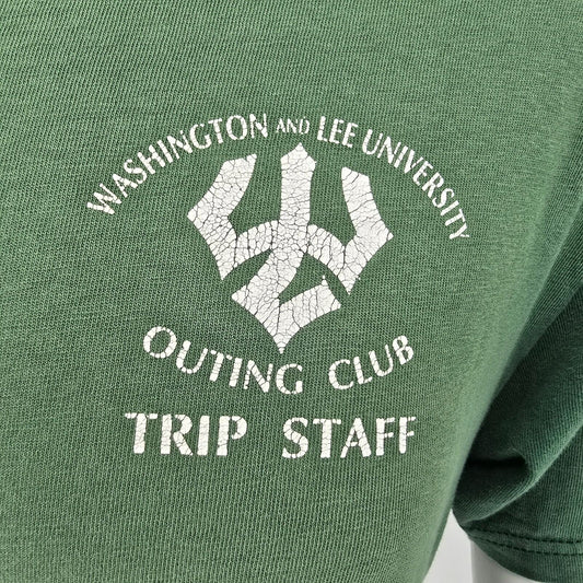 Vintage Y2K Washington and Lee University Outing Club Trip Staff T-Shirt (M)
