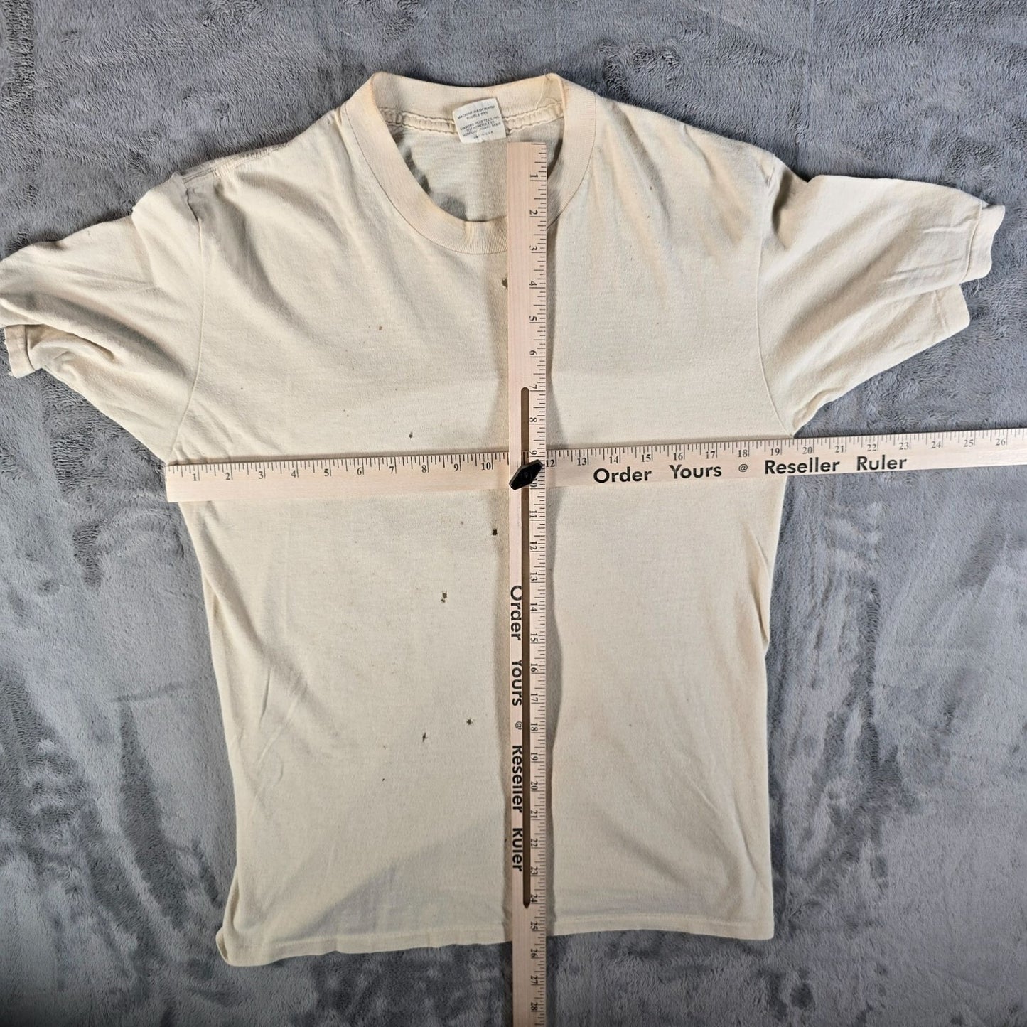 Thrashed Vintage 1970s Diamond Head Tee's F.A.J.L.T. Back Graphic T-Shirt (M)