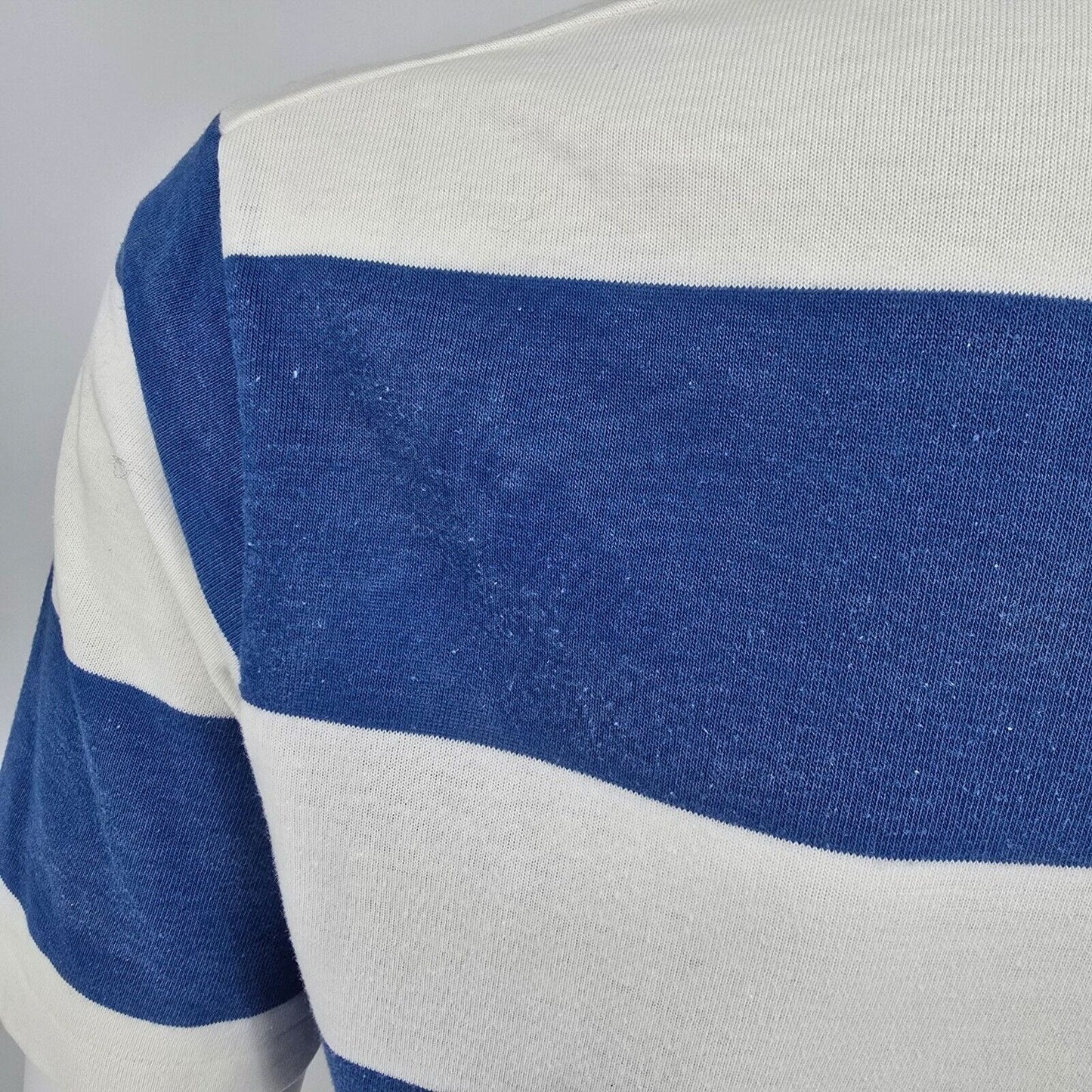 Vintage 1980s ScreenMates McKeesport Tiger Band PA Striped Rugby/Polo Shirt (M)
