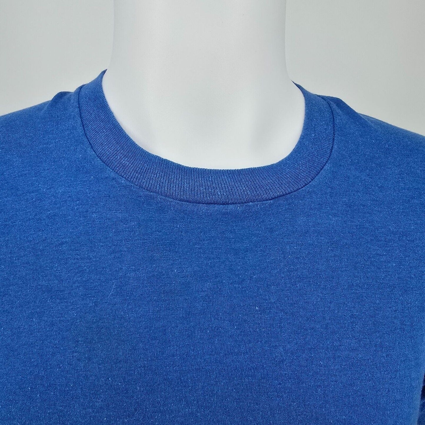Vintage 1980s Ayers Chevy & Olds Dover New Jersey Sales Staff Blue T-Shirt (L)