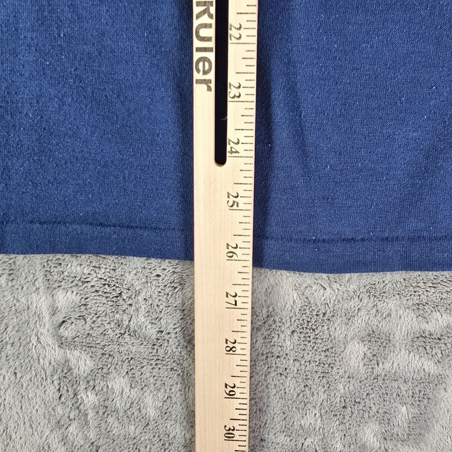 Vintage 1980s Blue Made in USA Lowe's Warehouse Delivery Polo Shirt (L)