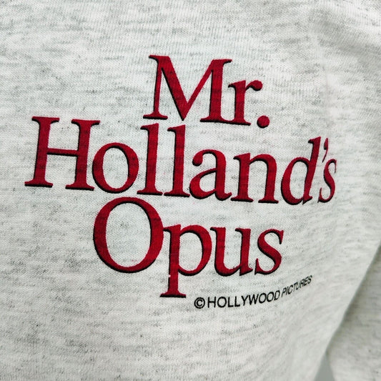 Vintage 1995 Mr. Holland's Opus John Lennon Quote Movie Promo Gray T-Shirt (XL)