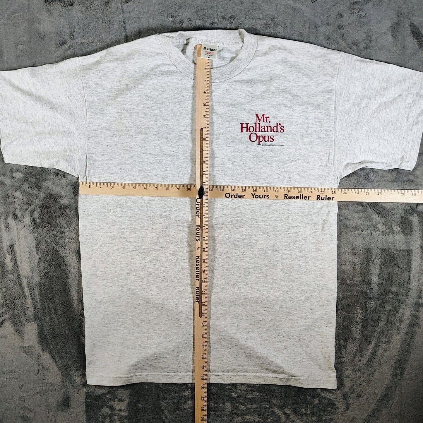 Vintage 1995 Mr. Holland's Opus John Lennon Quote Movie Promo Gray T-Shirt (XL)