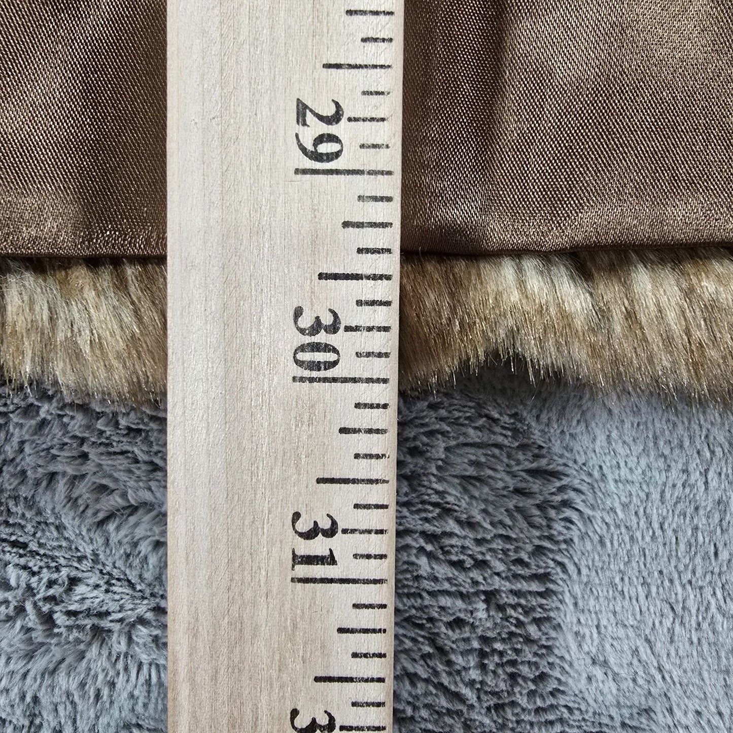 Vintage 1970s Unbranded Women's Tissavel France Faux Fur Mink Pattern Coat (L)