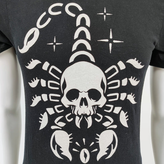 Death Wish Coffee Co Scorpio Scorpion Skull T-Shirt (Small)