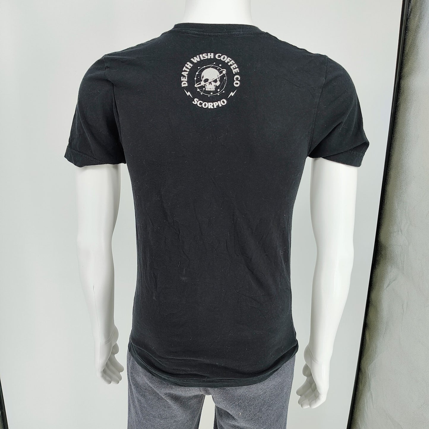 Death Wish Coffee Co Scorpio Scorpion Skull T-Shirt (Small)