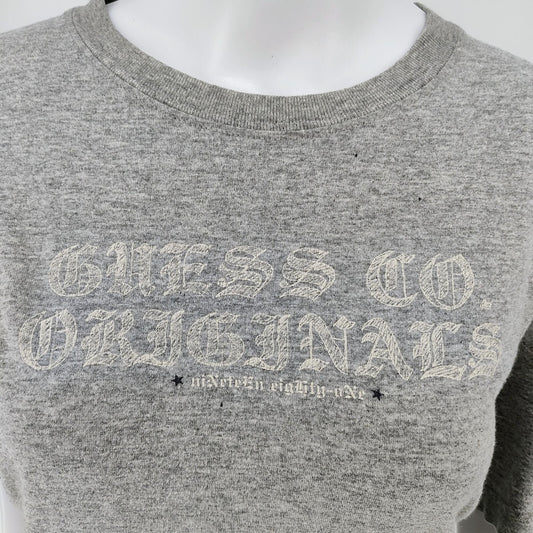 Guess Co. Originals Nineteen Eighty-One Women's Gray Logo T-Shirt (XL) *Flawed
