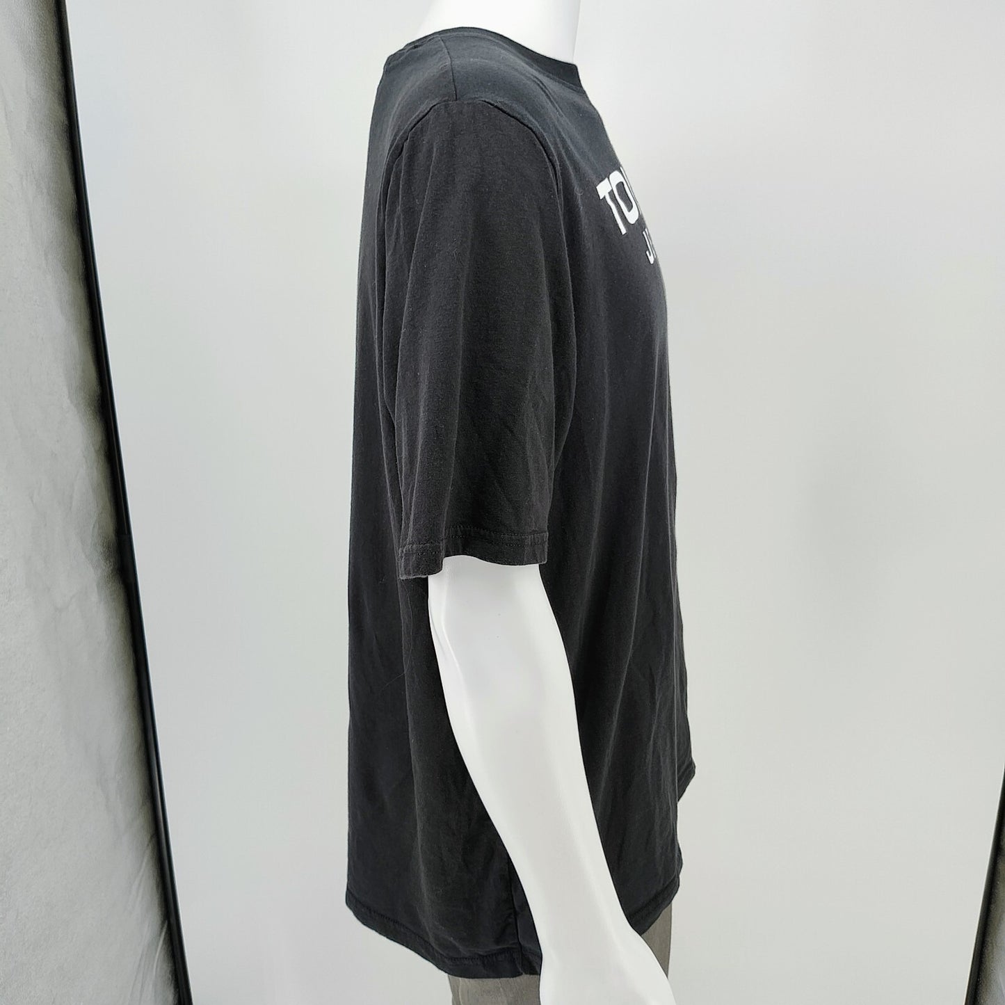 Tommy Hilfiger Tommy Jeans Bold Logo Black Crew Neck T-Shirt (XL)