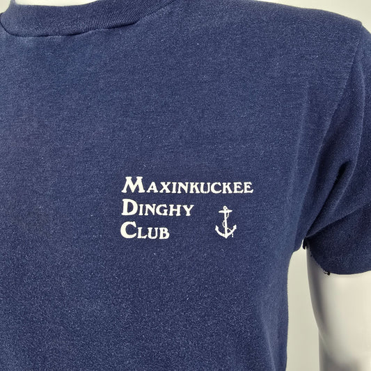 Vintage 1985 Hanes Lake Maxinkuckee Dinghy Club Culver Indiana T-Shirt (M)