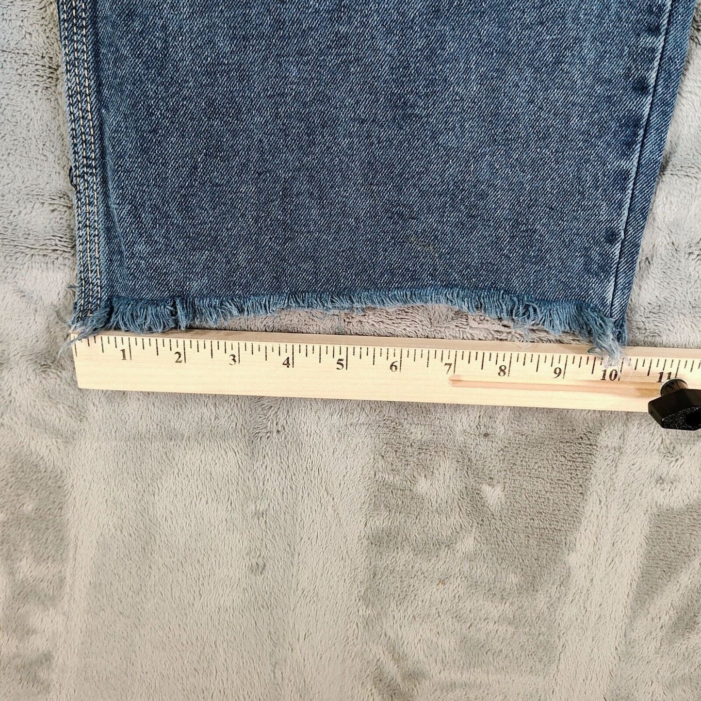 Vintage Y2K Route 66 Girl's High-Waisted Distressed Wide-Leg Jeans (Size 12)