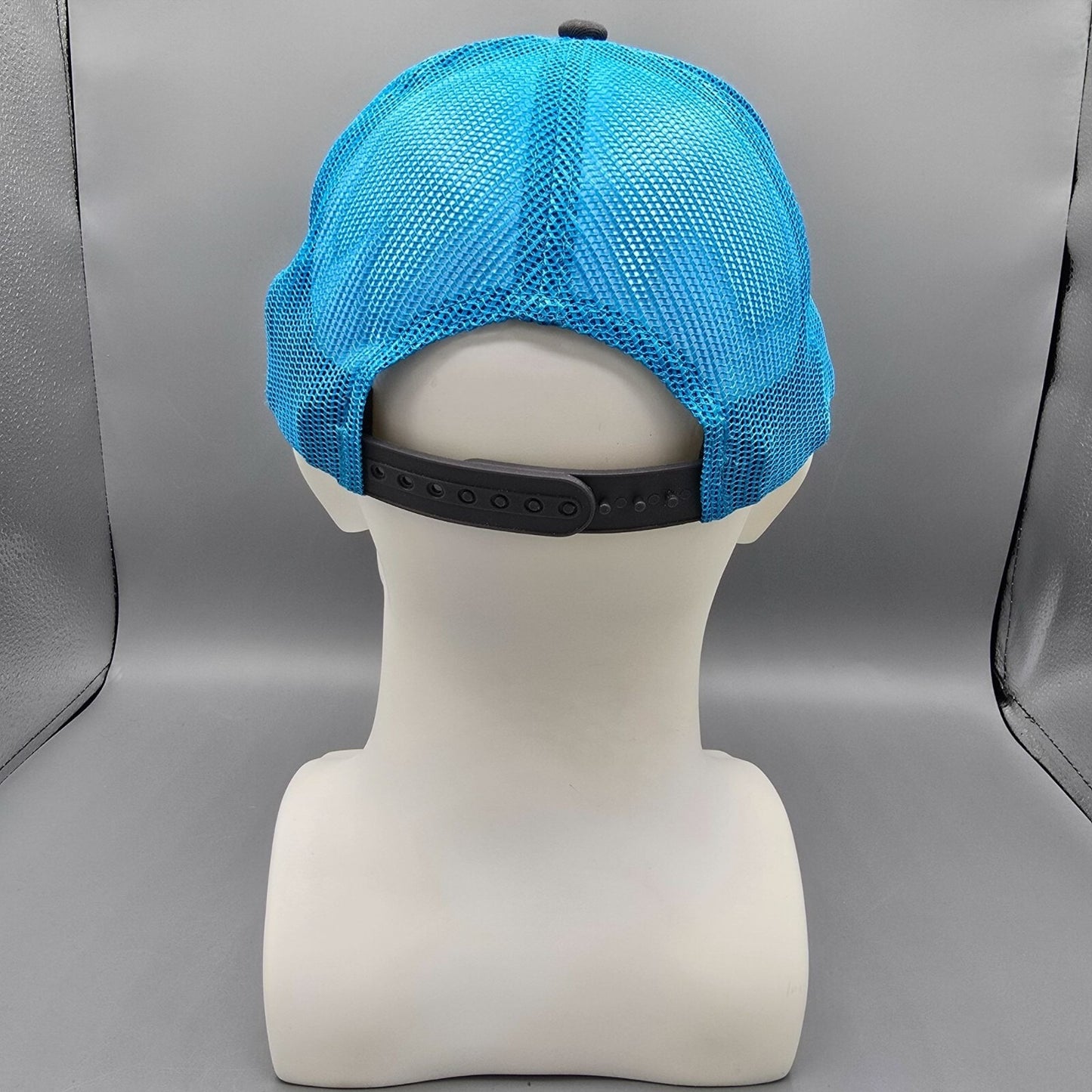 R.C. Faulds, LLC Gunnison Colorado Saddlery Blue & Gray Snapback Trucker Hat