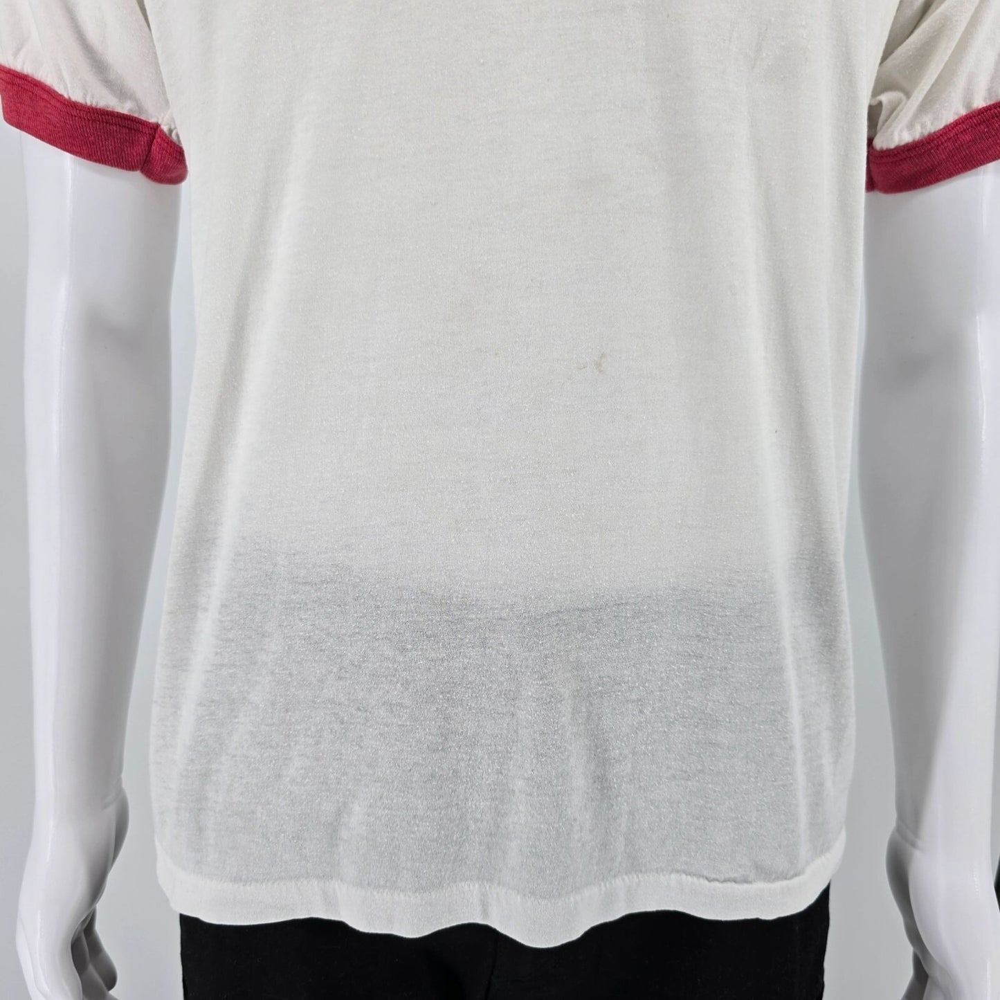 Vintage 1980s Screen Stars 'T'N'T' Exteriors Ringer Tee Promo T-Shirt (M/L)