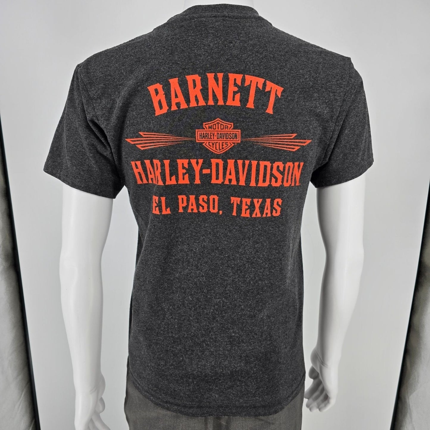 2017 Barnett Harley-Davidson El Paso, Texas Dark Gray Graphic T-Shirt (M)
