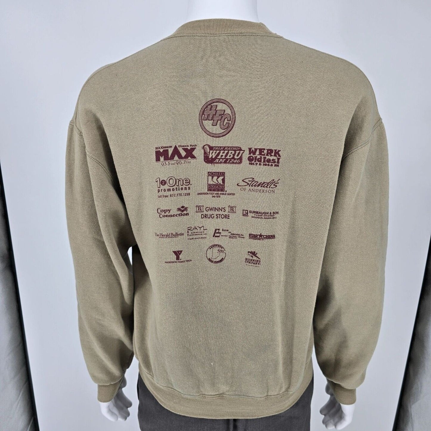 Vintage 2004 Jerzees 23rd Annual Run the Mounds Anderson, Indiana Sweatshirt (S)