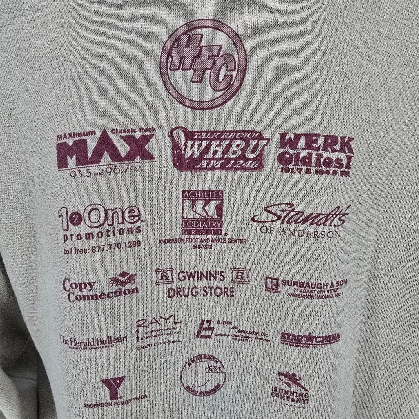 Vintage 2004 Jerzees 23rd Annual Run the Mounds Anderson, Indiana Sweatshirt (S)