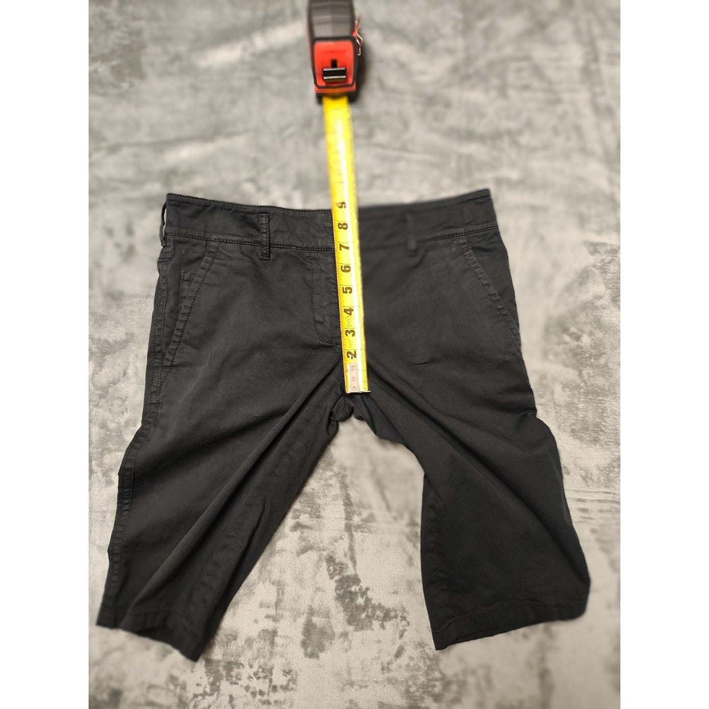 PRADA Flat Front Women's Luxury Designer Slit Pocket Shorts (Size 6/Medium)