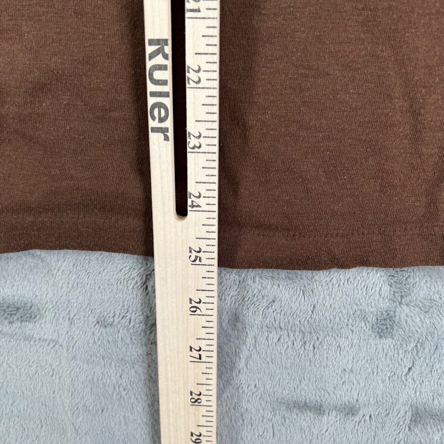 Vintage 1970s Oneita Brown & Tan ACC #32 Striped Sleeve Raglan T-Shirt (Medium)