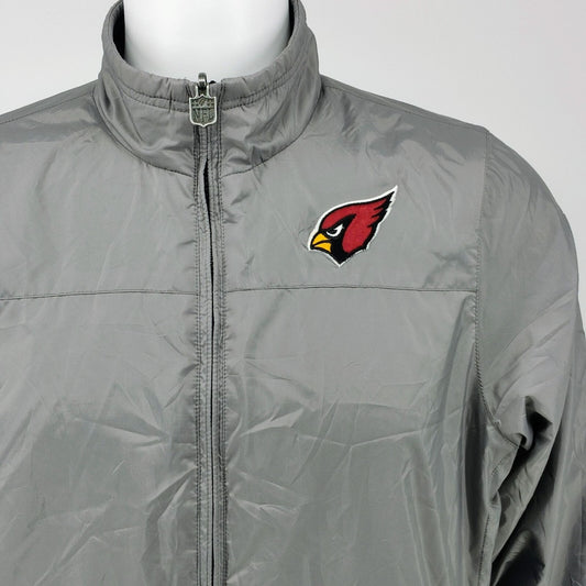 NFL Pro Line Arizona Cardinals Womens Reversible Full Zip Black/Gray Jacket (L)