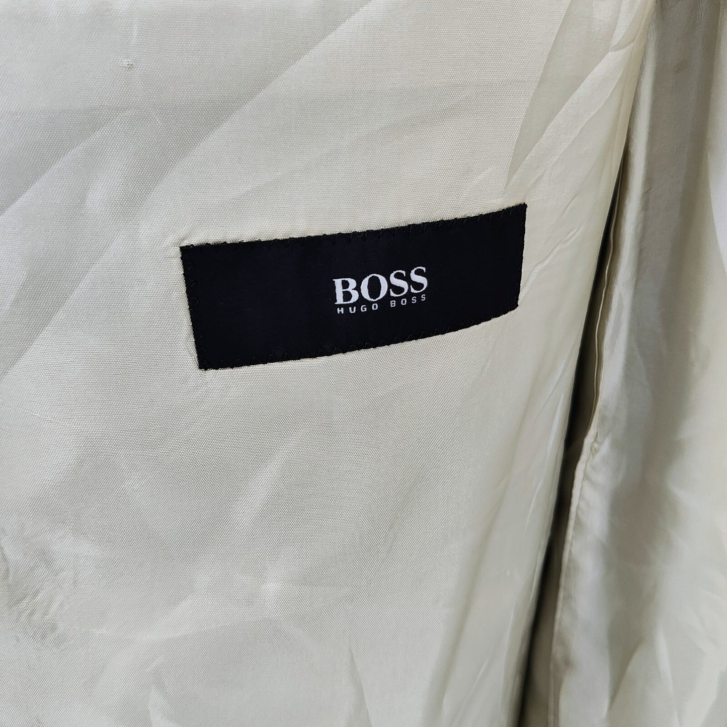 Boss Hugo Boss Brown Chevron Pattern Bertolucci US Sport Coat 44L (*FLAWS*)