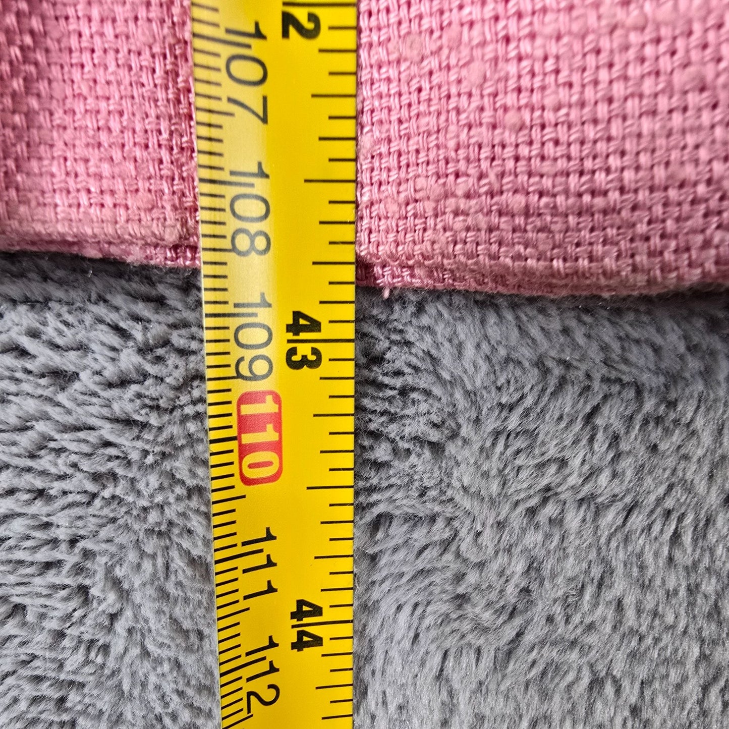 Vintage 1980s Handmade Vintage Pink Mandarin Collar Duster Coat (M)