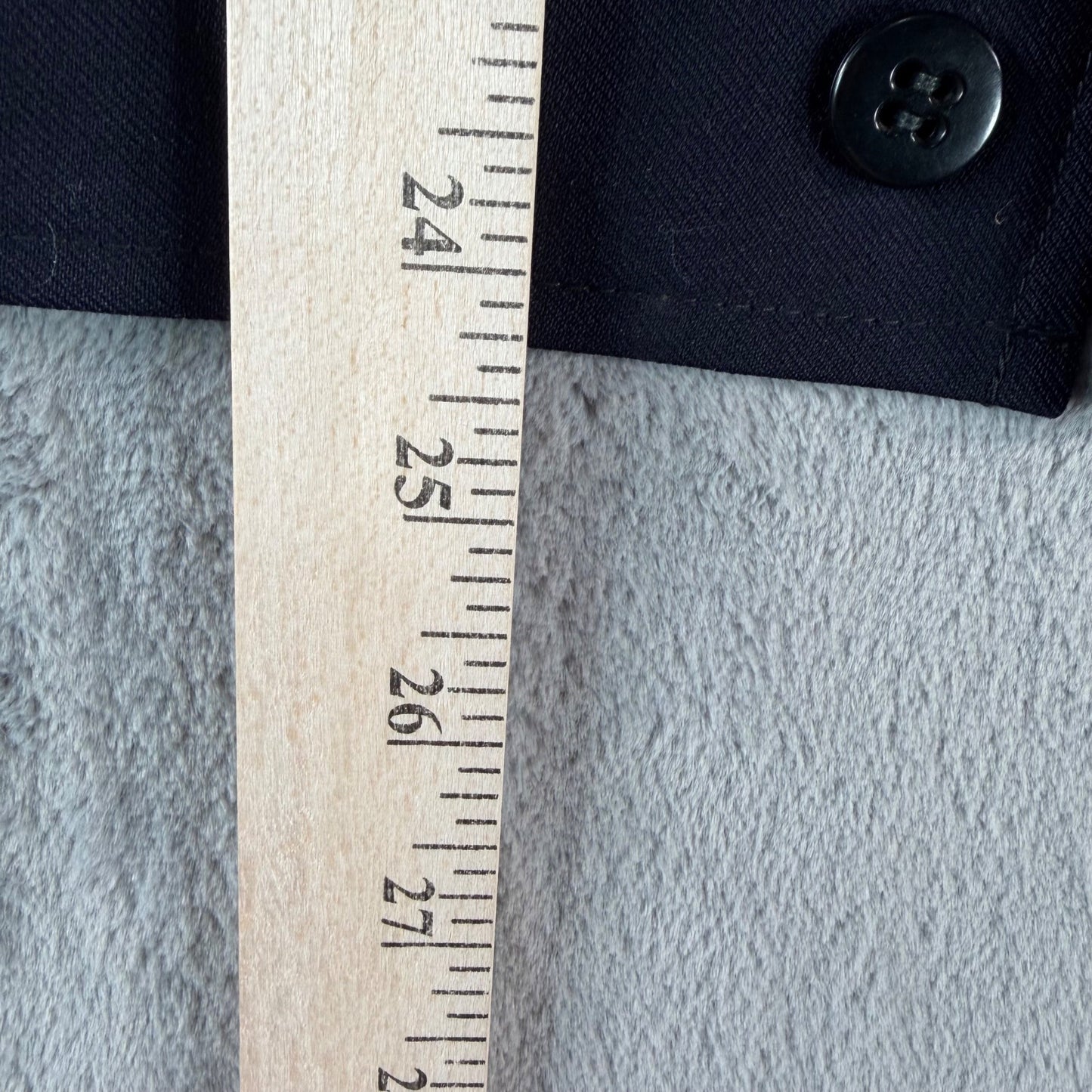 Vintage 1960s Kale Uniforms Navy Blue Button Front Ike Police Jacket (44 Short)