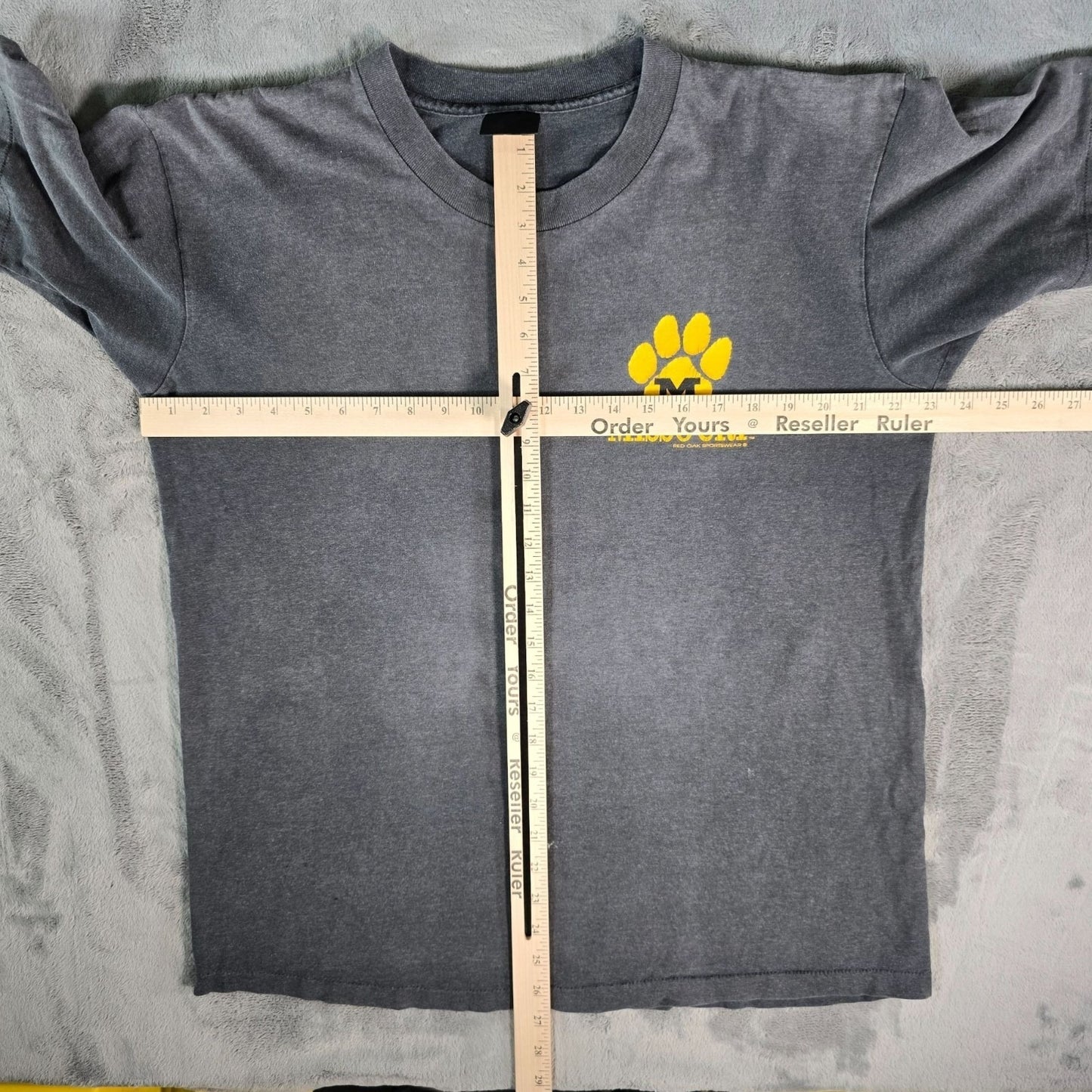 Vintage 1990s Red Oak Sportswear University of Missouri Faded Black T-Shirt (XL)