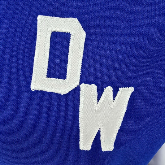 Vintage 1960s Empire Sporting Goods Blue "DW" Logo Athletic Jersey (M/L)