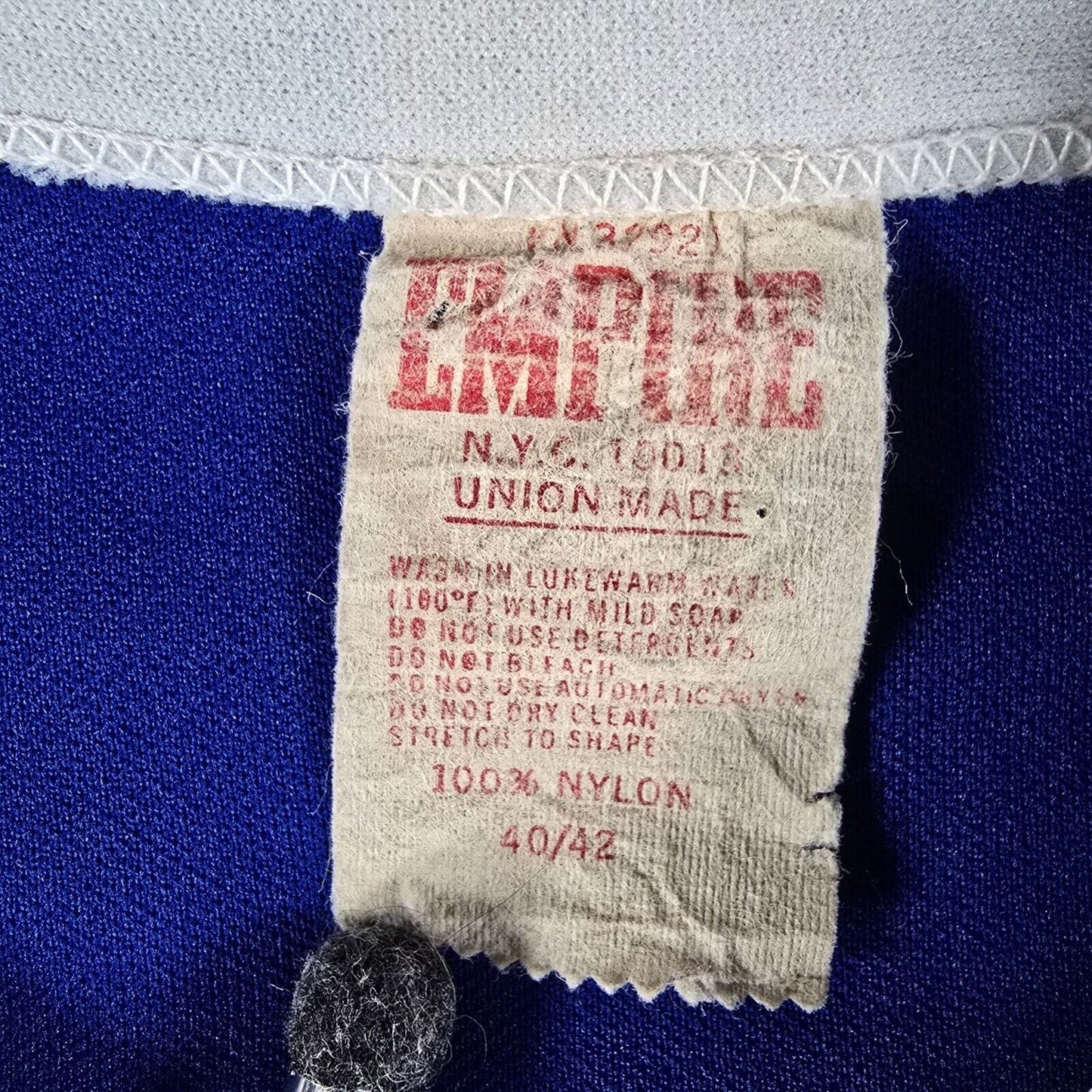 Vintage 1960s Empire Sporting Goods Blue "DW" Logo Athletic Jersey (M/L)