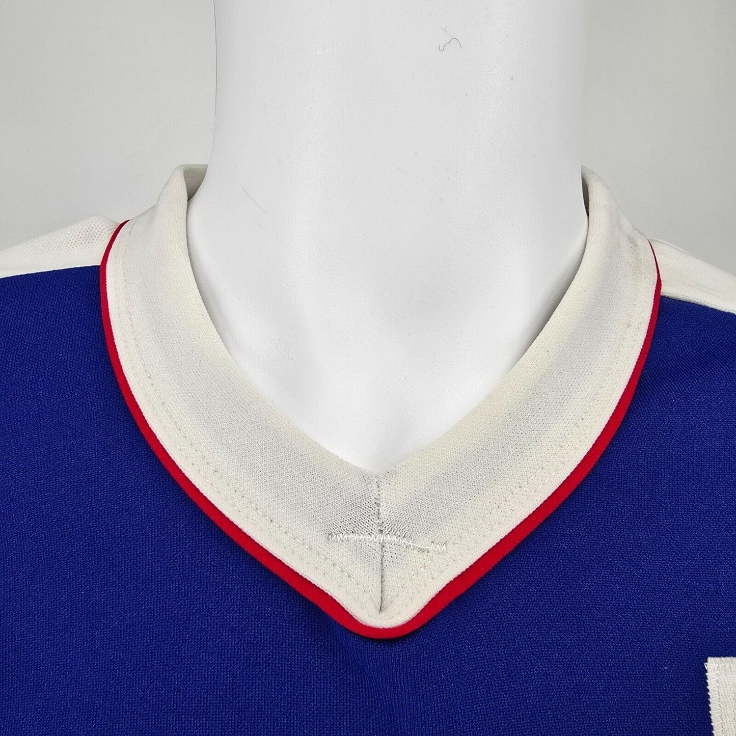 Vintage 1960s Empire Sporting Goods Blue "DW" Logo Athletic Jersey (M/L)