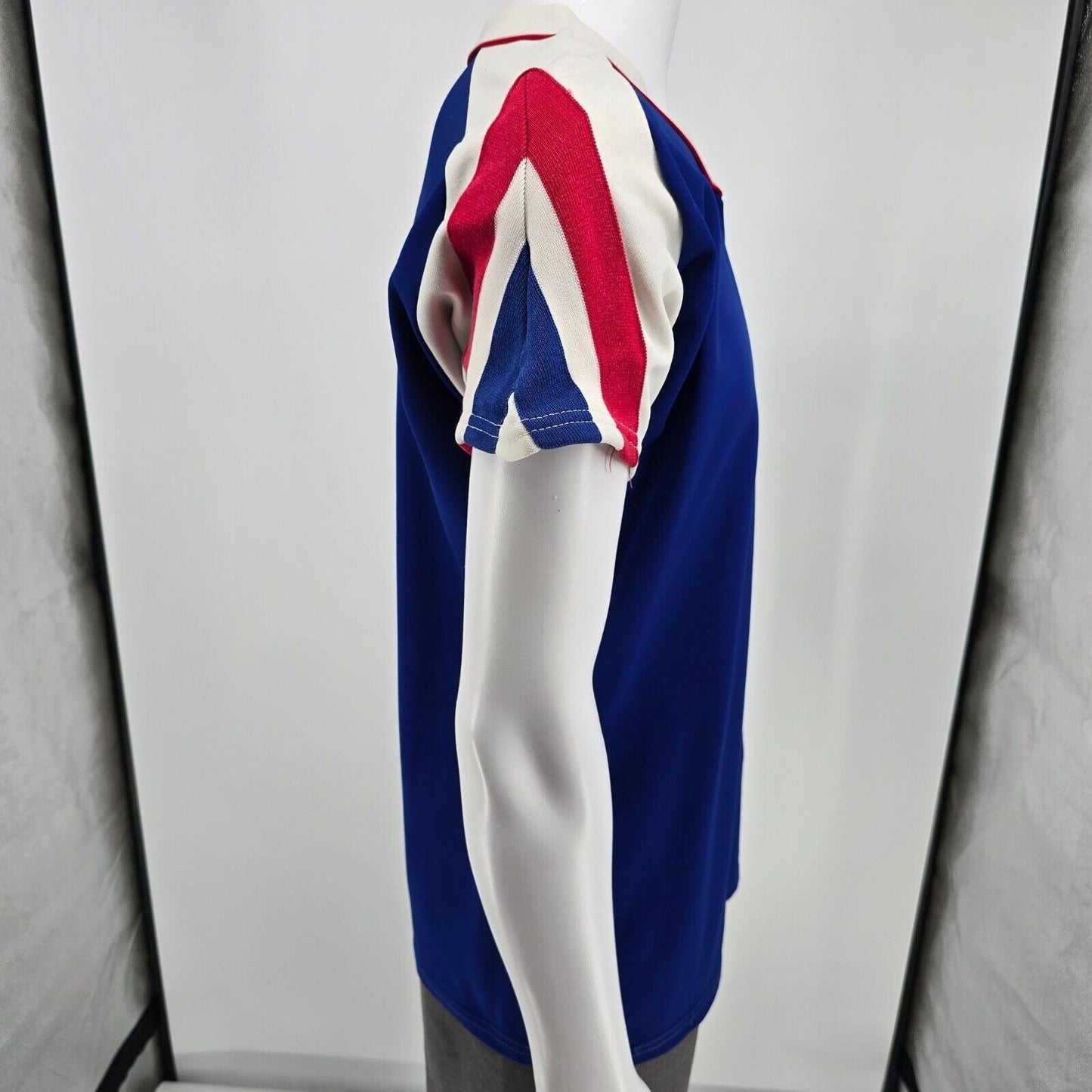 Vintage 1960s Empire Sporting Goods Blue "DW" Logo Athletic Jersey (M/L)