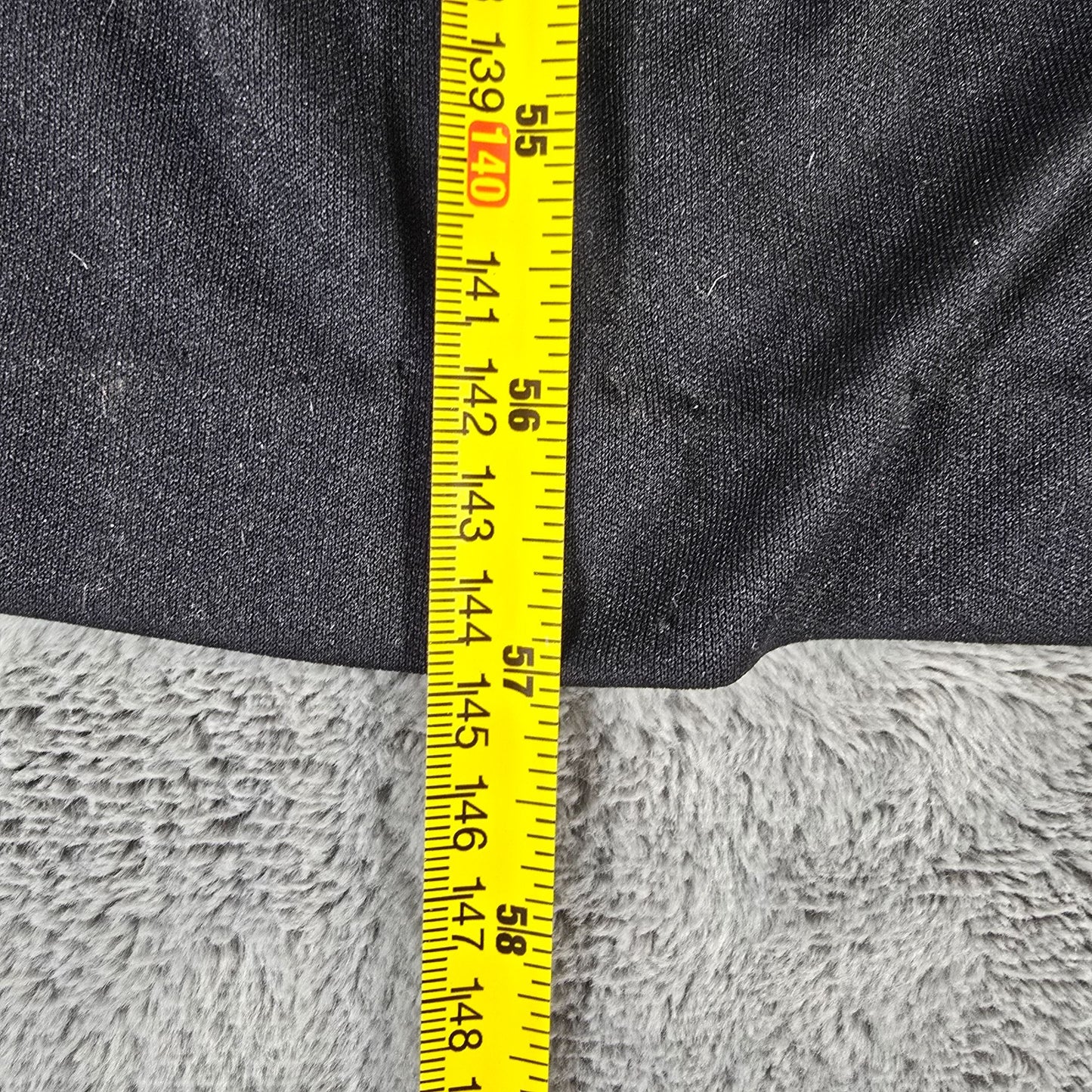 Vintage 1970s Black Caftan V-Neck Wide Sleeve Maxi Lounge/Hostess Dress (XXL)