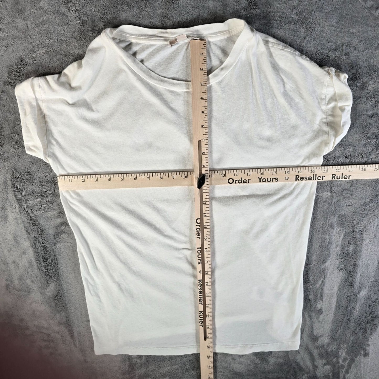 2010s AllSaints Womens Imogen Boy Tee Minimalist White Cotton T-Shirt (XS/S)