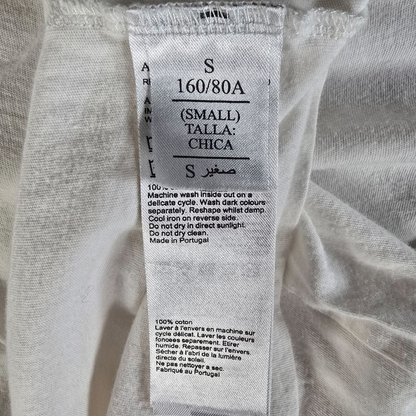 2010s AllSaints Womens Imogen Boy Tee Minimalist White Cotton T-Shirt (XS/S)