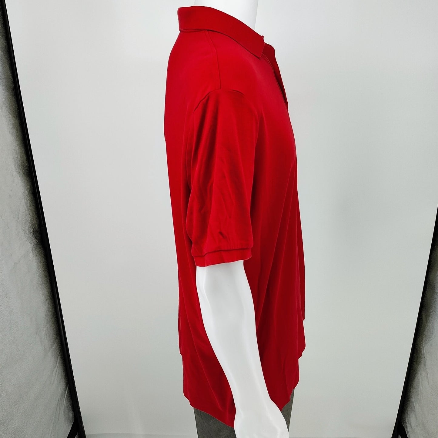 Polo Ralph Lauren Classic Fit Soft Jersey Red Polo with Blue Pony Logo (XL)