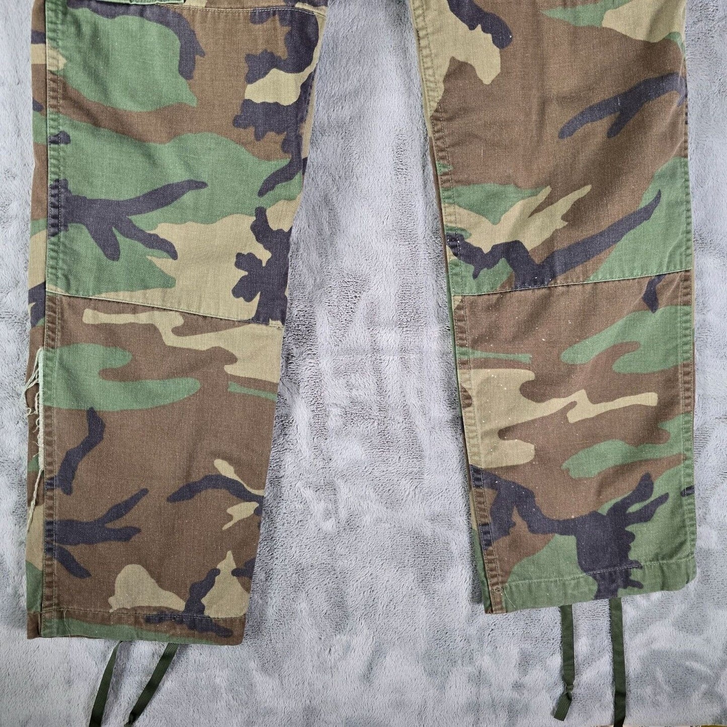 Vintage 1994 U.S. Military Woodland Camouflage Pattern Combat Trousers (30x30)